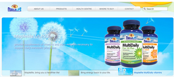 网站设计开发：加拿大MapleLife ™公司网站品牌设计